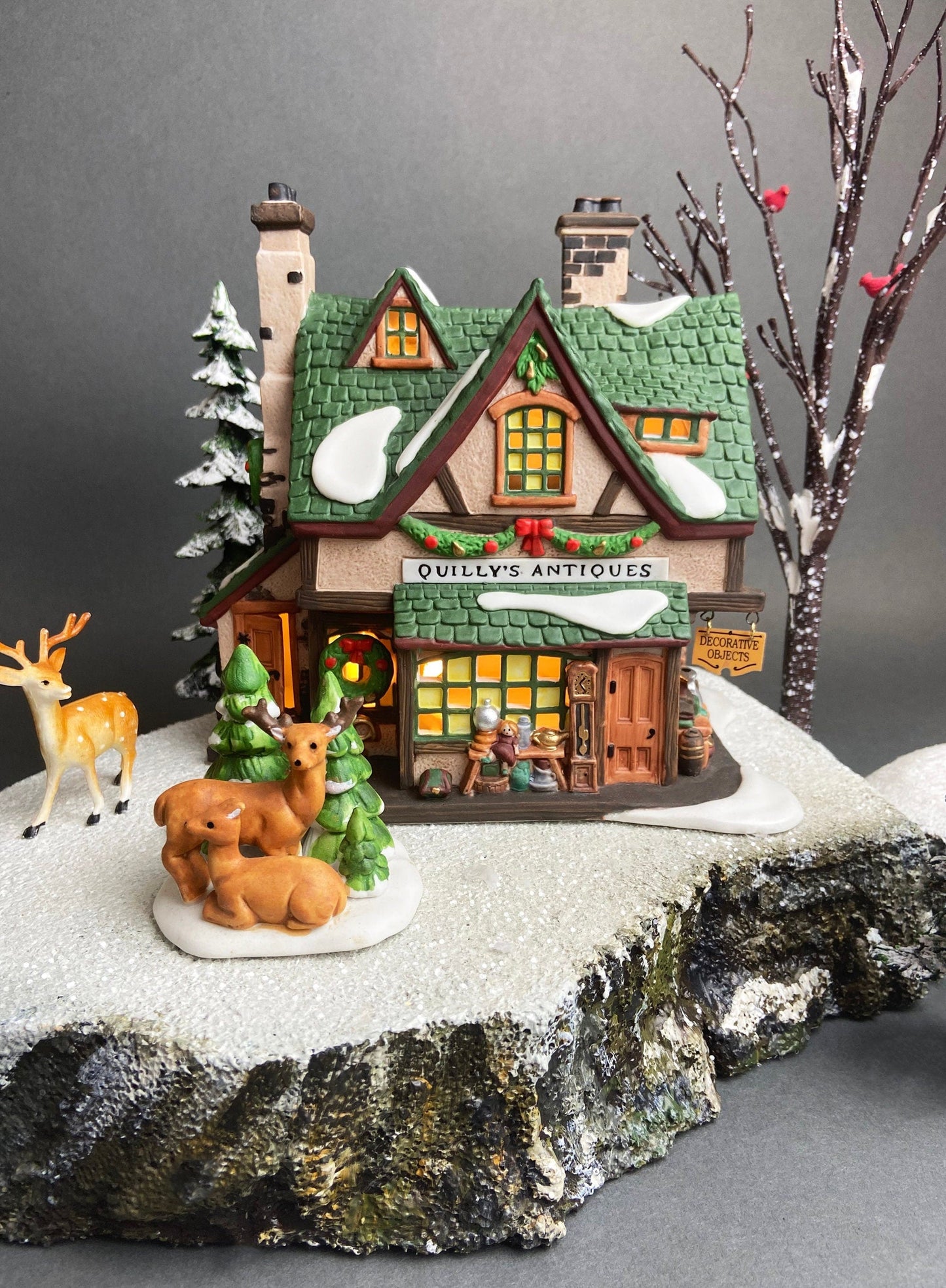 Neenee's Dolls and Toys by Department 56. Christmas Village House. Illuminated North Pole Series. Alternative Holiday Decor.