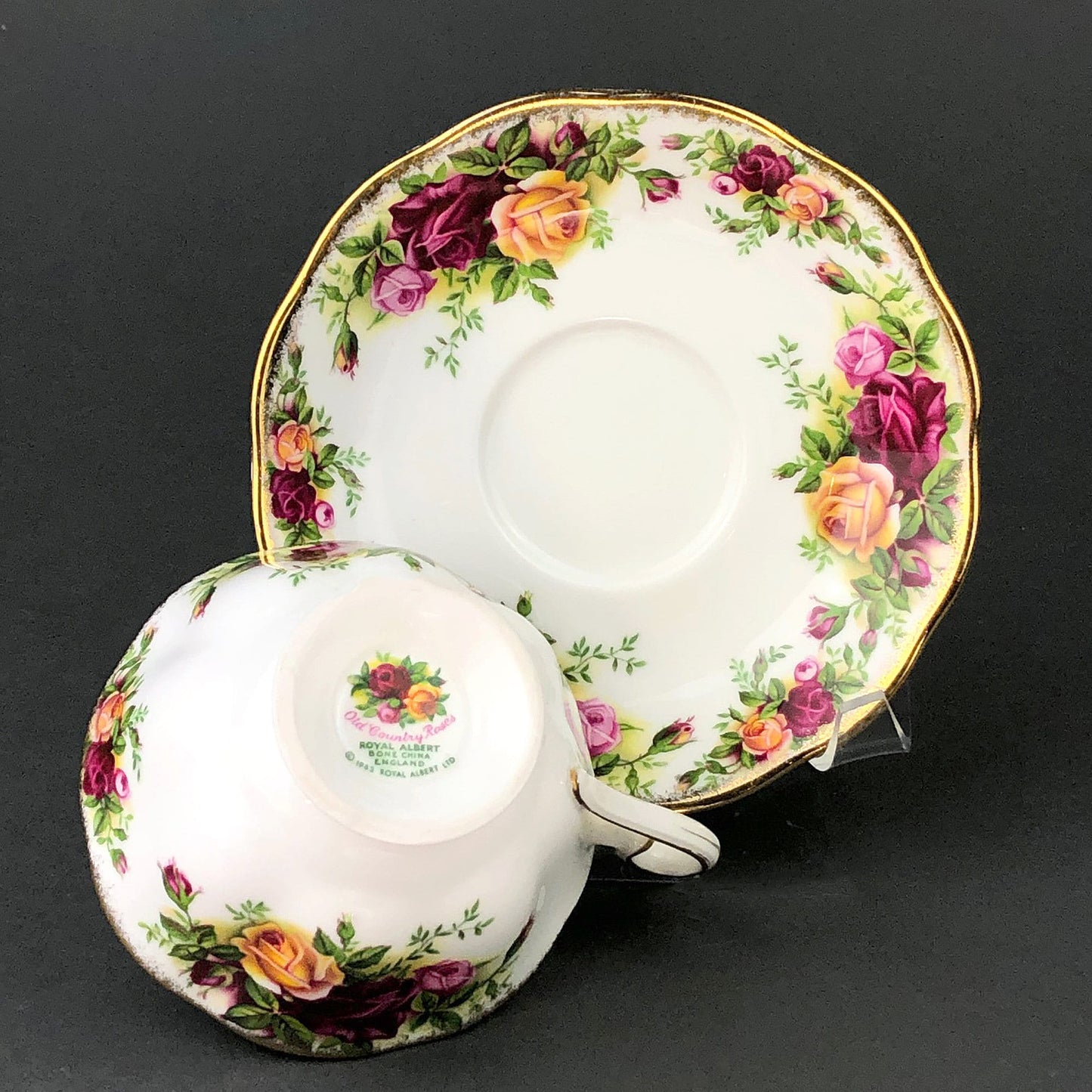 Royal Albert Cup and Saucer. Old Country Motif Coffee or Tea Set. Made in England. Replacements.