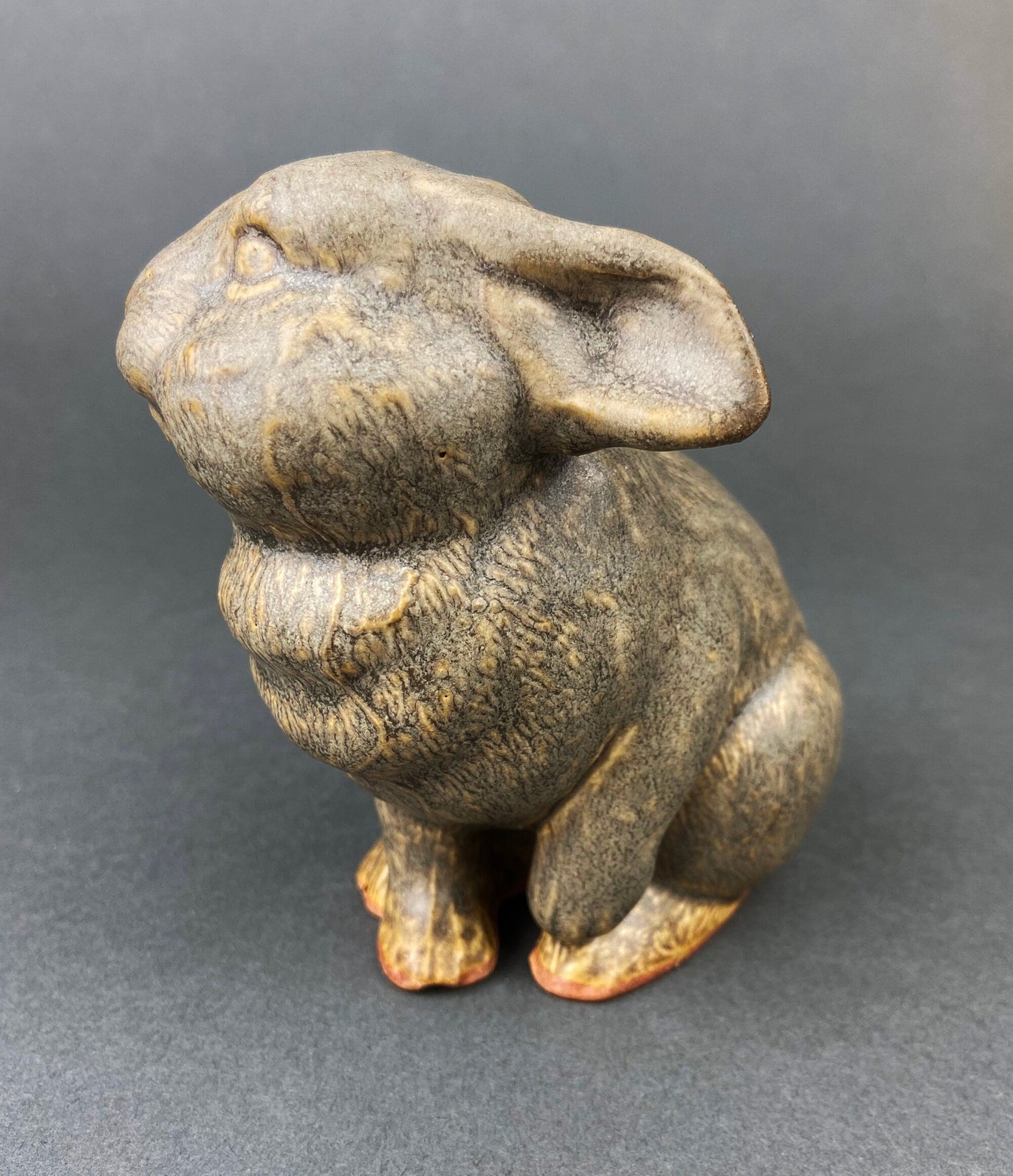 Rabbit/Bunny Figurine.  Beige Ceramic Bunny.  Easter/Spring Celebration. Gift Idea for holidays.