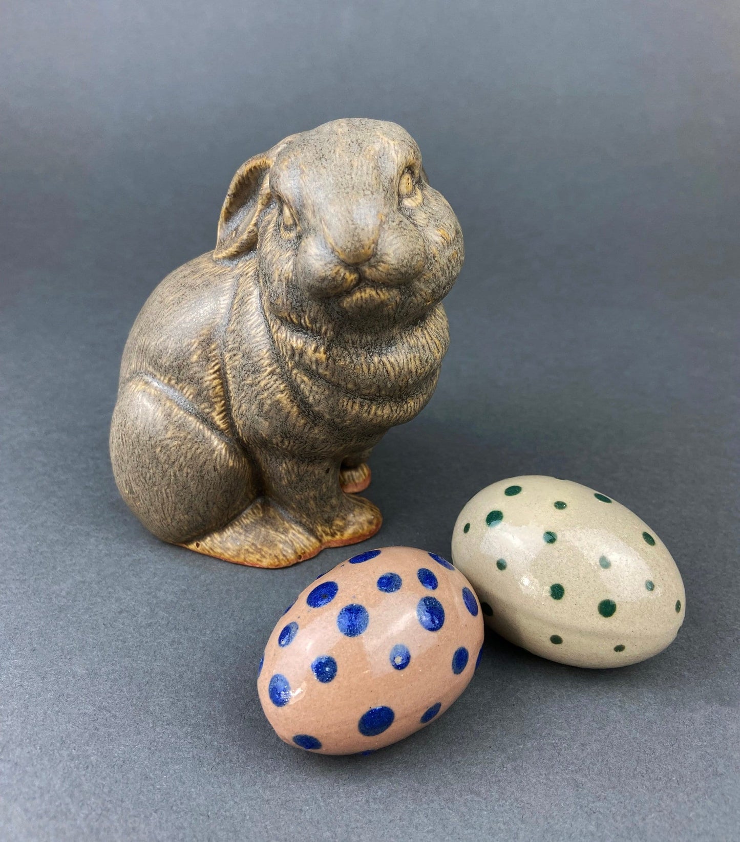 Rabbit/Bunny Figurine.  Beige Ceramic Bunny.  Easter/Spring Celebration. Gift Idea for holidays.