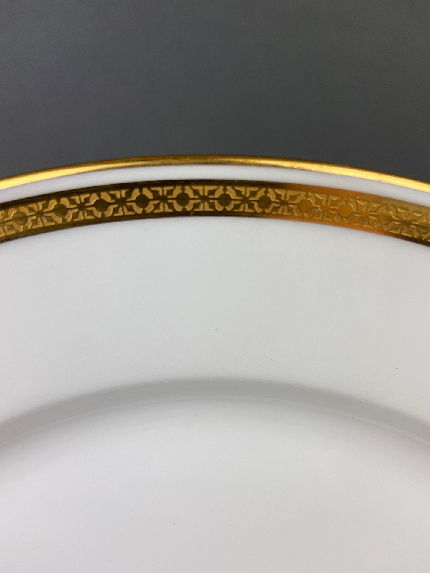 Antique Limoges Porcelain Tureen.  Wedding Band China. Soup Serving Dish. Finest Porcelain by Haviland, France