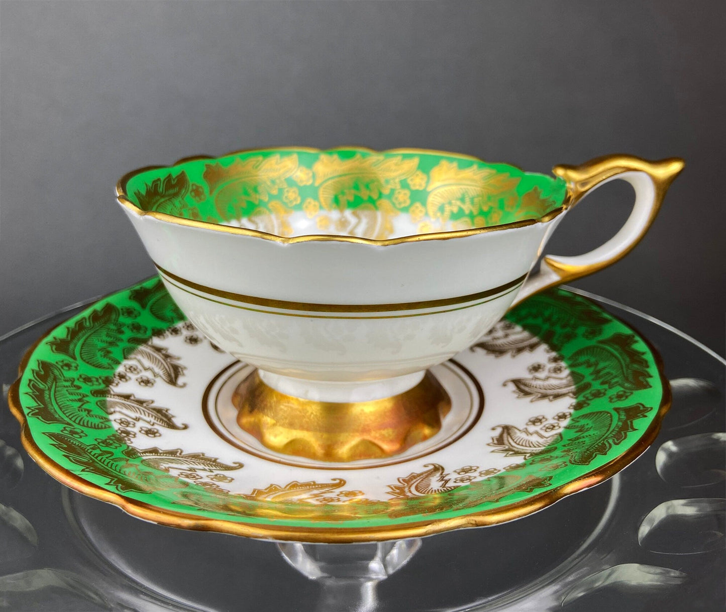Vintage Aynsley Fine Bone China Tea Cup and Saucer - Floral England