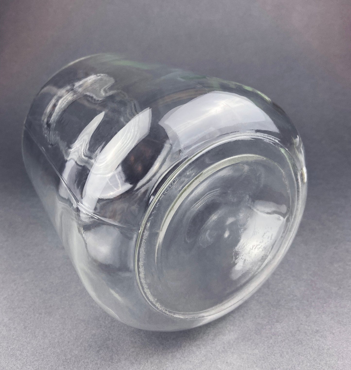 Glass Jar. Large Hermetic Jar by Ermettico FV Control. Glass Storage Jar Made in Italy.