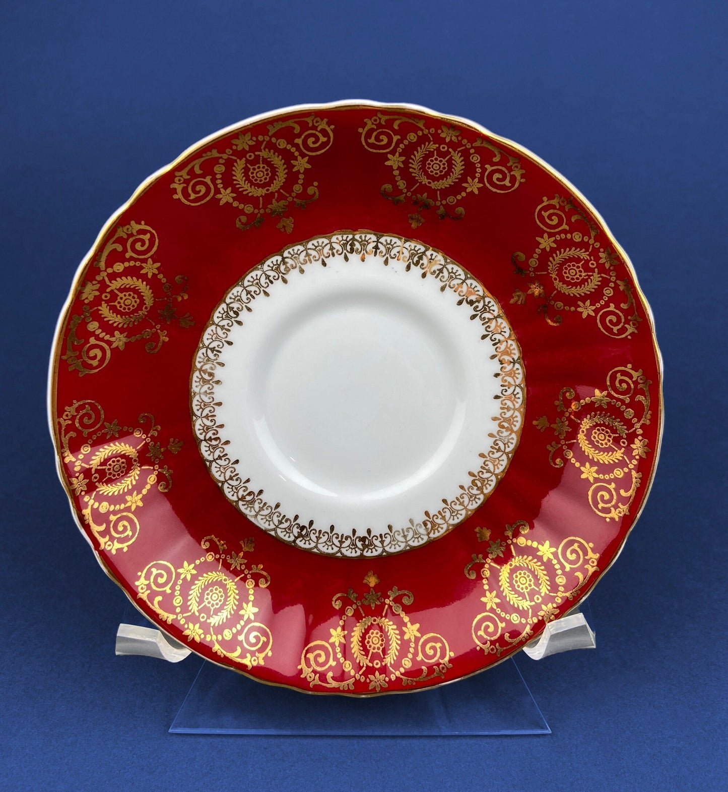Vintage Teacup, Coffee Cup and Saucer.  Royal Grafton. Fine Bone China Made in England.