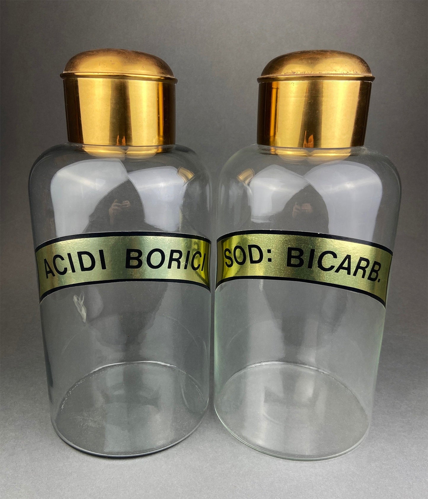 Antique Apothecary Perfume Bottles. Set of 2 Victorian Rose Water Bottles. Beautifully Detailed Collectible Bottles. Vintage Gifts.
