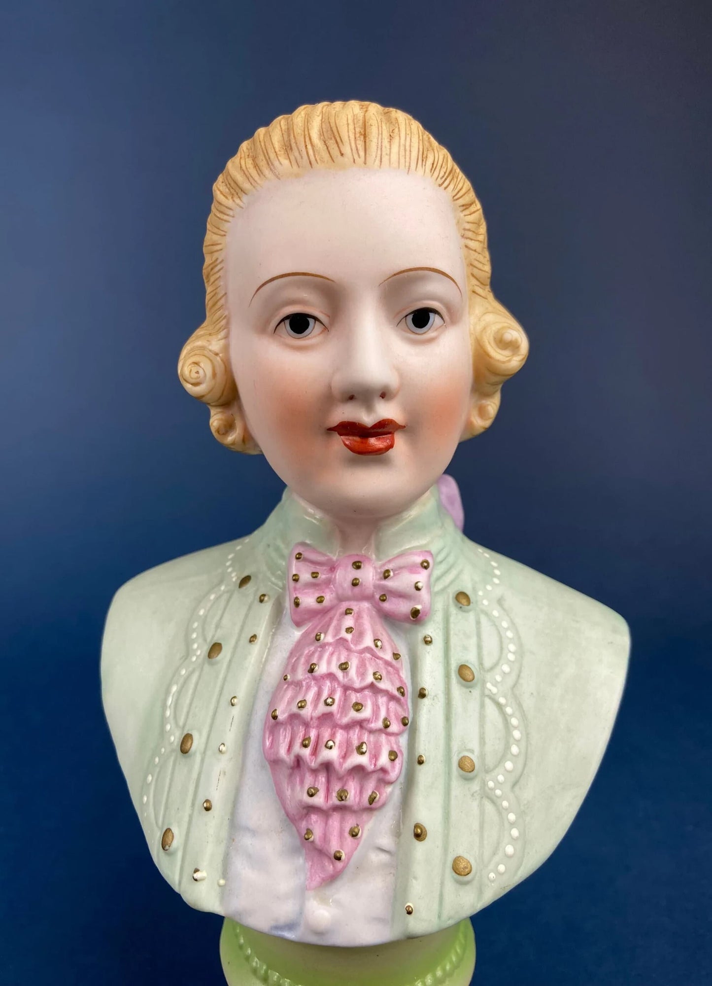 Footed Cake Stand. Vintage, Hand Painted Porcelain. OTCO, Bavaria. Fragonard, 18th C Inspired, Amorous Motifs. Collectible.