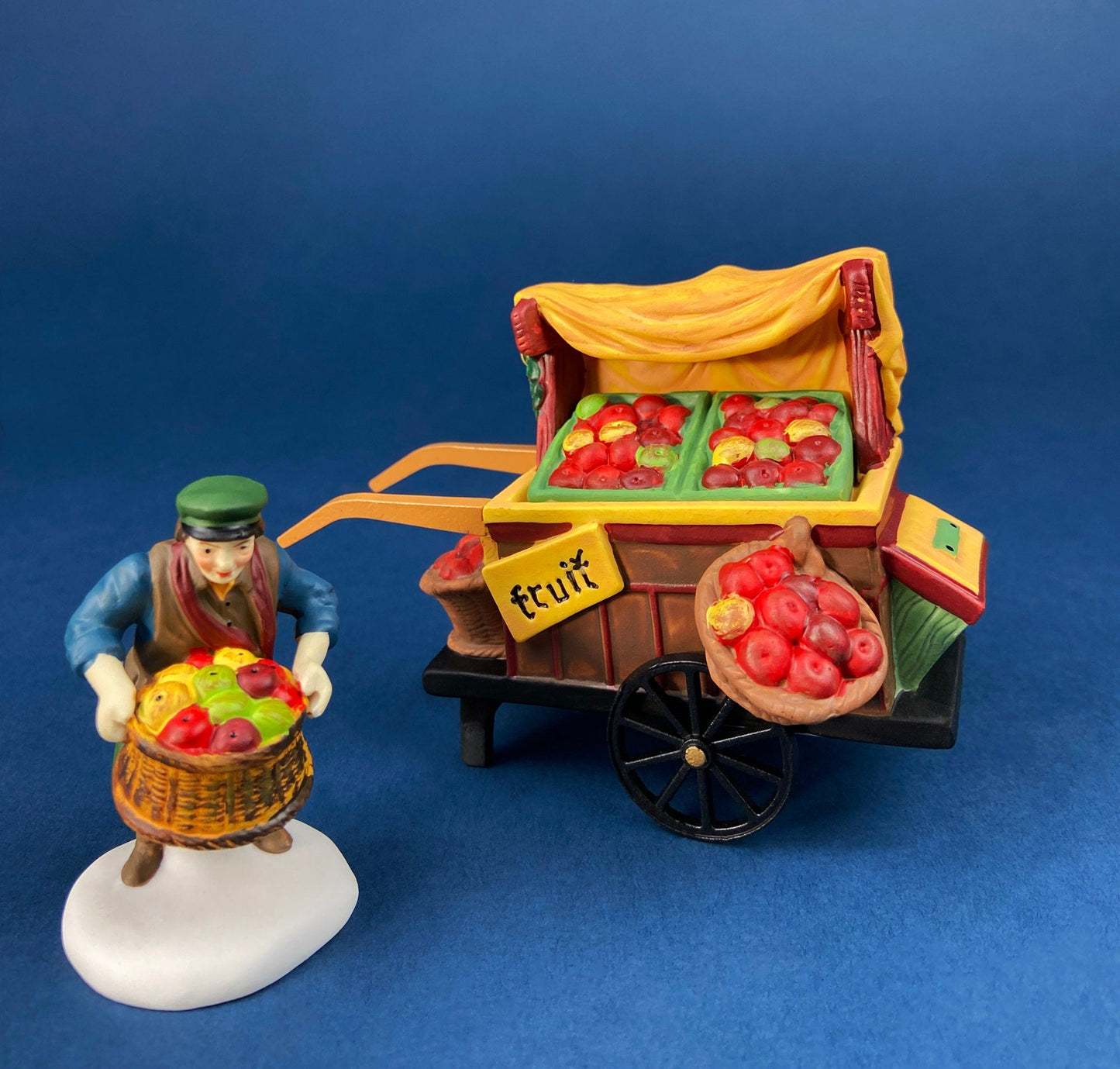 Dept. 56 . Christmas Village Accessories. Gingerbread Vendor and Two Kids. Dickens' Village Series. Heritage Village Collection.
