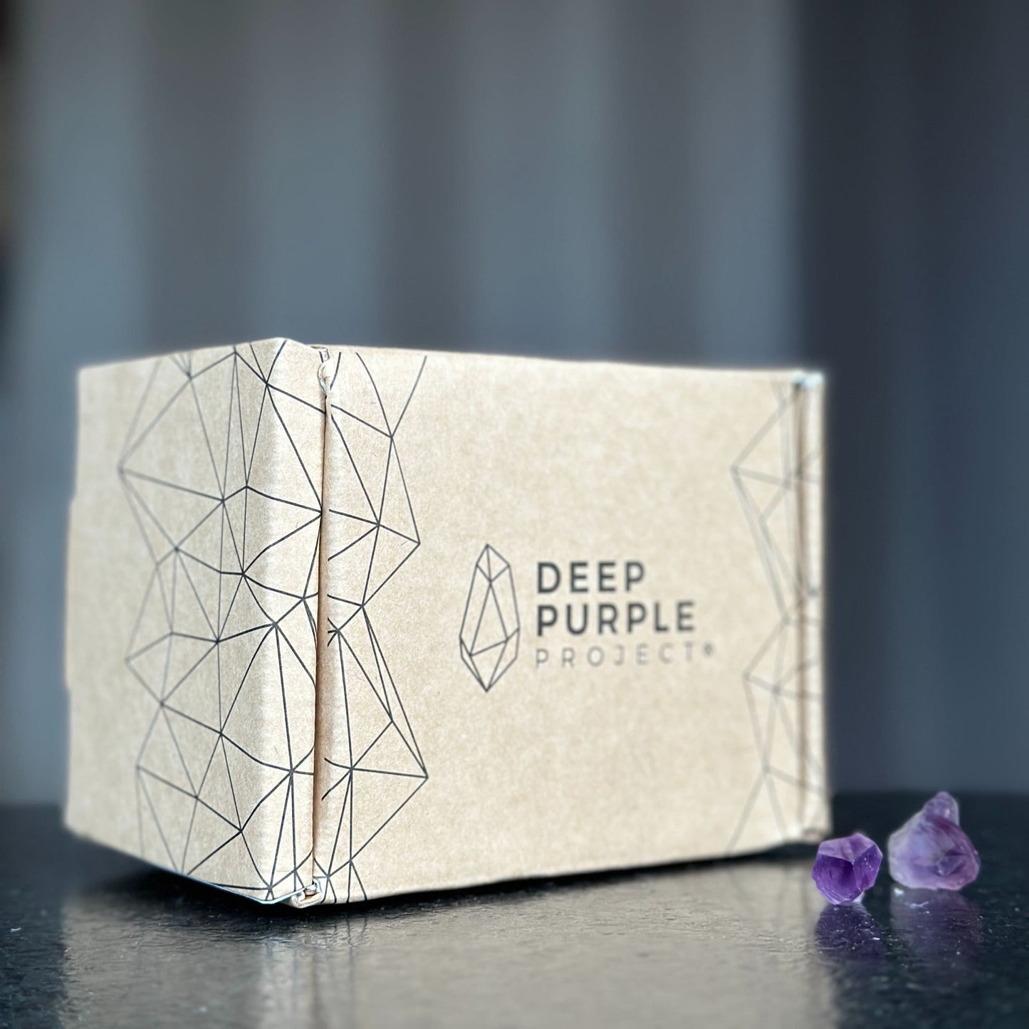 Amethyst Stalactite and Merino Wool Garland, Door knob tassel, Wall Hanging, multiple uses crystal gift