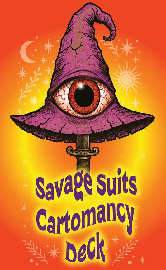 Savage Suits Cartomancy Deck Cards for Truth Seekers