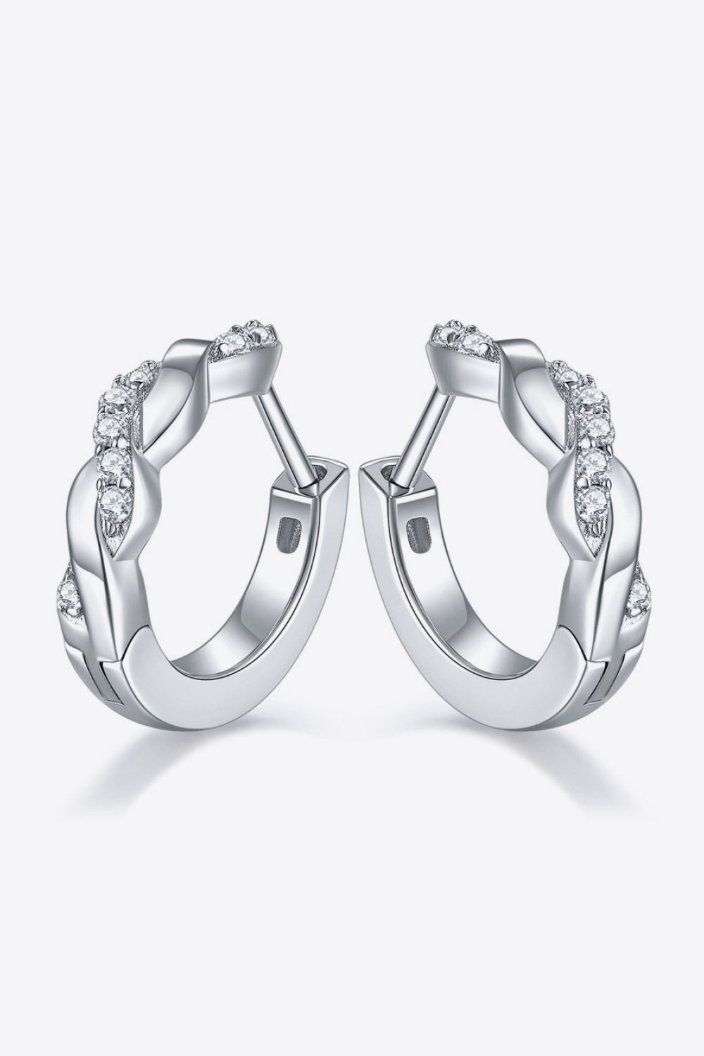 Sparkala™ Twisted Platinum-Plated Earrings