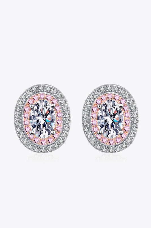 Platinum-Plated Sparkala™ Stud Earrings