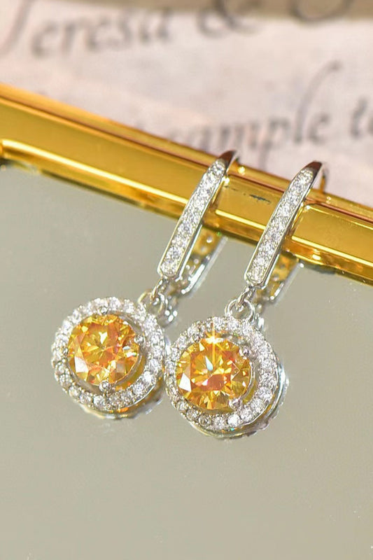 Platinum-Plated 2 Carat Sparkala™ Drop Earrings