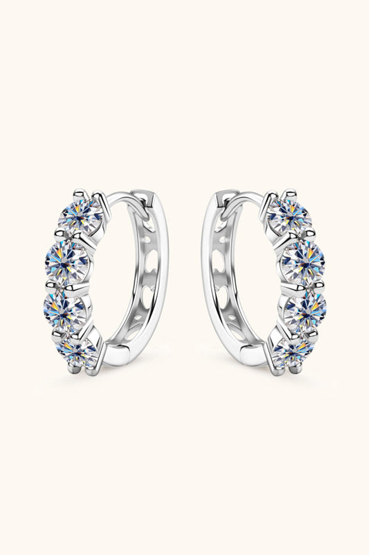 2.4 Carat Sparkala™ Huggie Earrings
