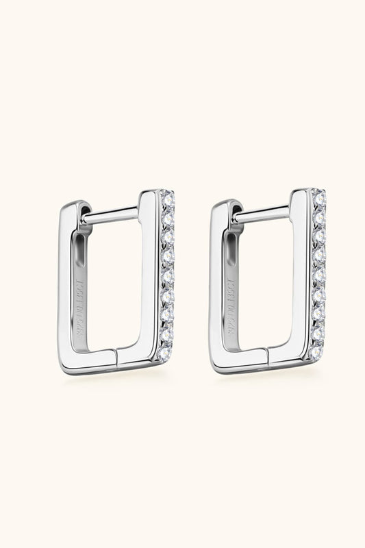 Sparkala™ Geometric Platinum-Plated 925 Sterling Silver Earrings