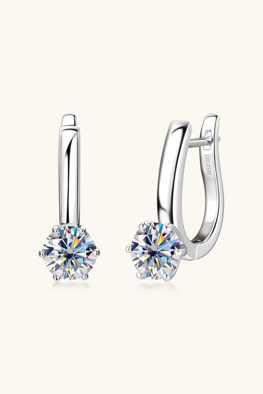 2 Carat Sparkala™ Platinum-Plated 925 Sterling Silver Earrings