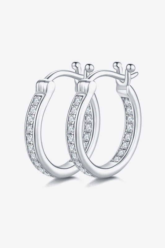 Adored Sparkala™ Platinum-Plated 925 Sterling Silver Earrings