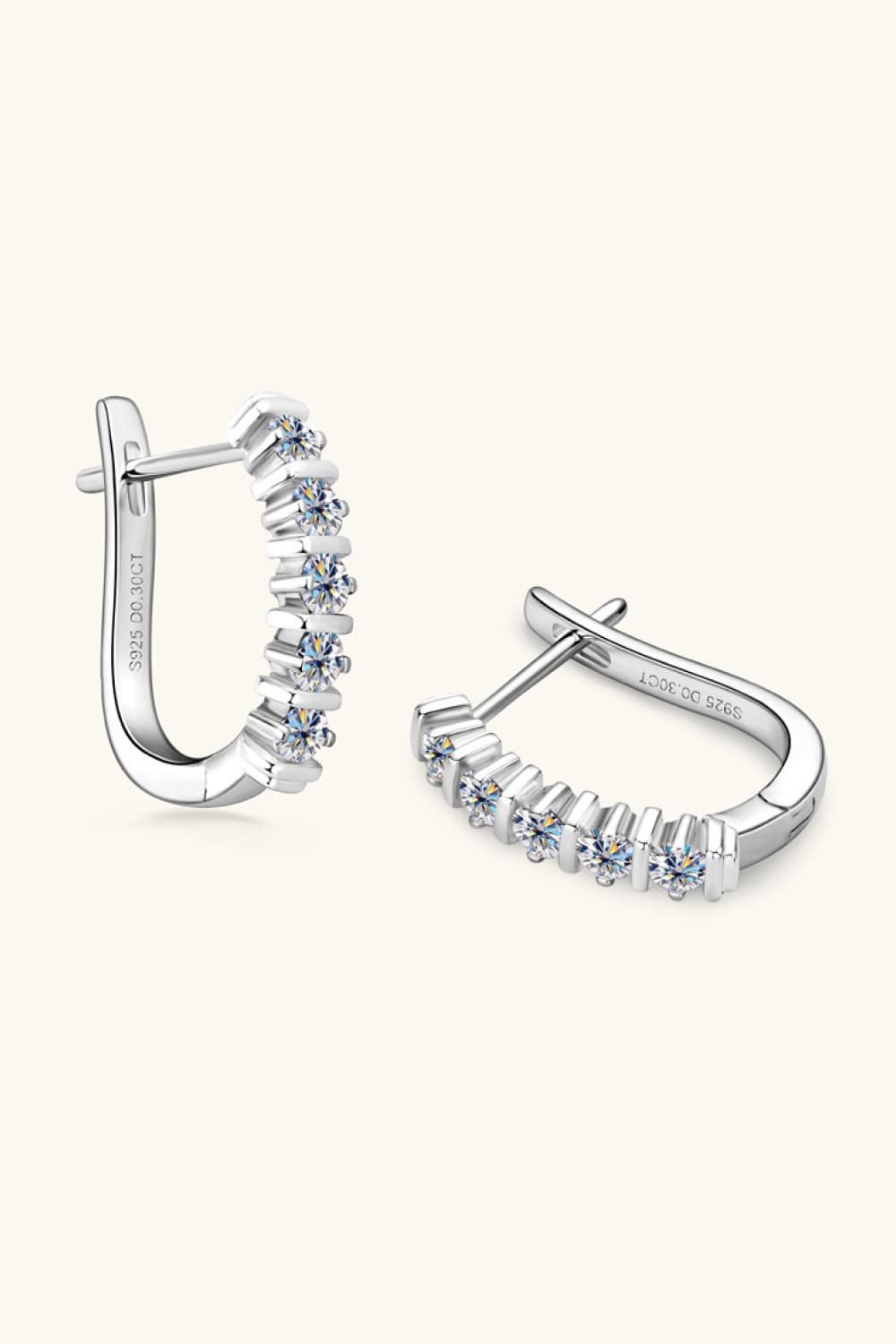Sparkala™ Platinum-Plated 925 Sterling Silver Earrings