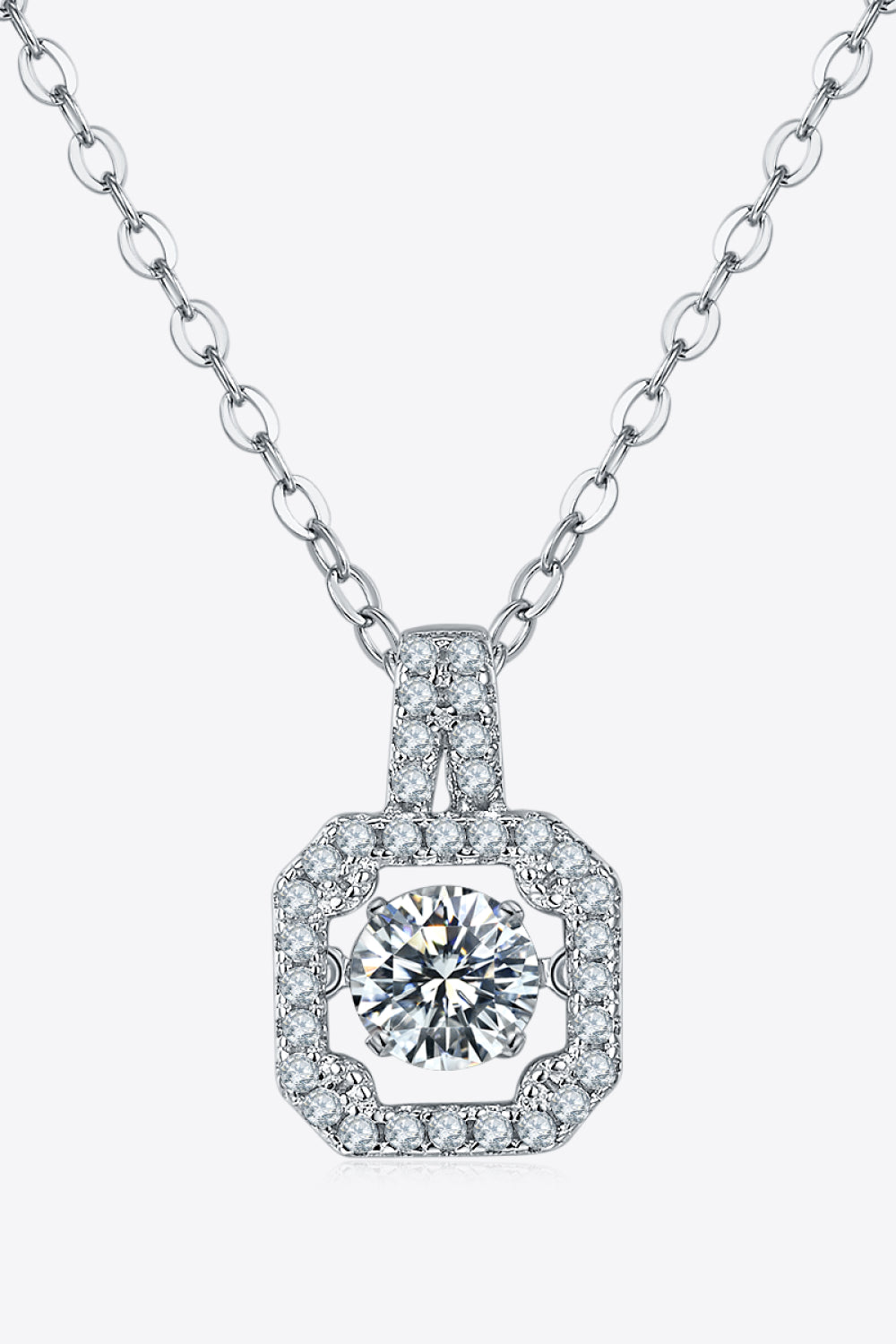 Adored Sparkala™ Platinum-Plated 925 Sterling Silver Necklace