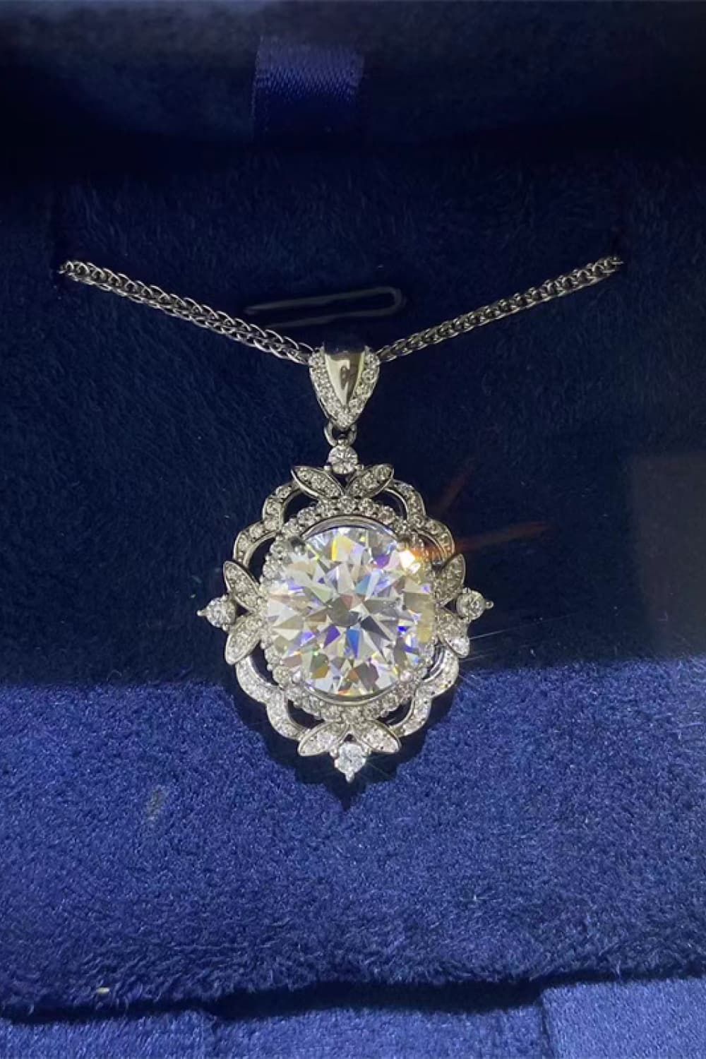 5 Carat Sparkala™ Platinum-Plated 925 Sterling Silver Necklace