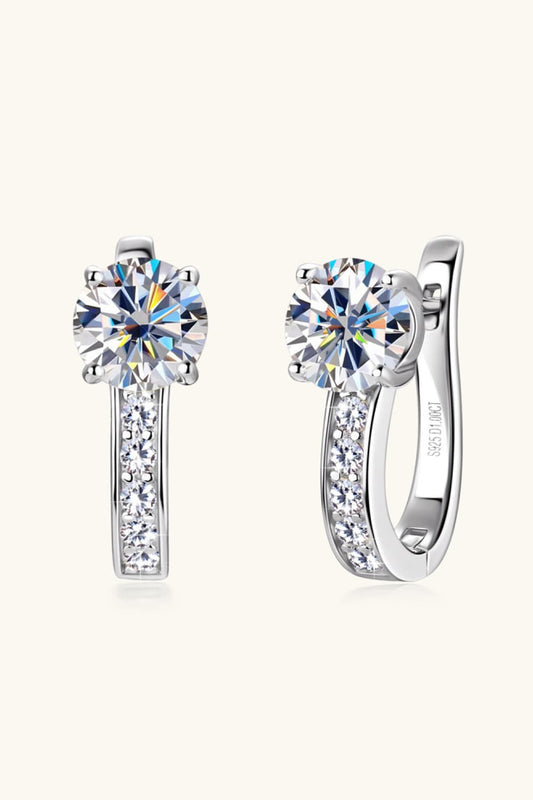 2 Carat Sparkala™ Platinum-Plated 925 Sterling Silver Earrings