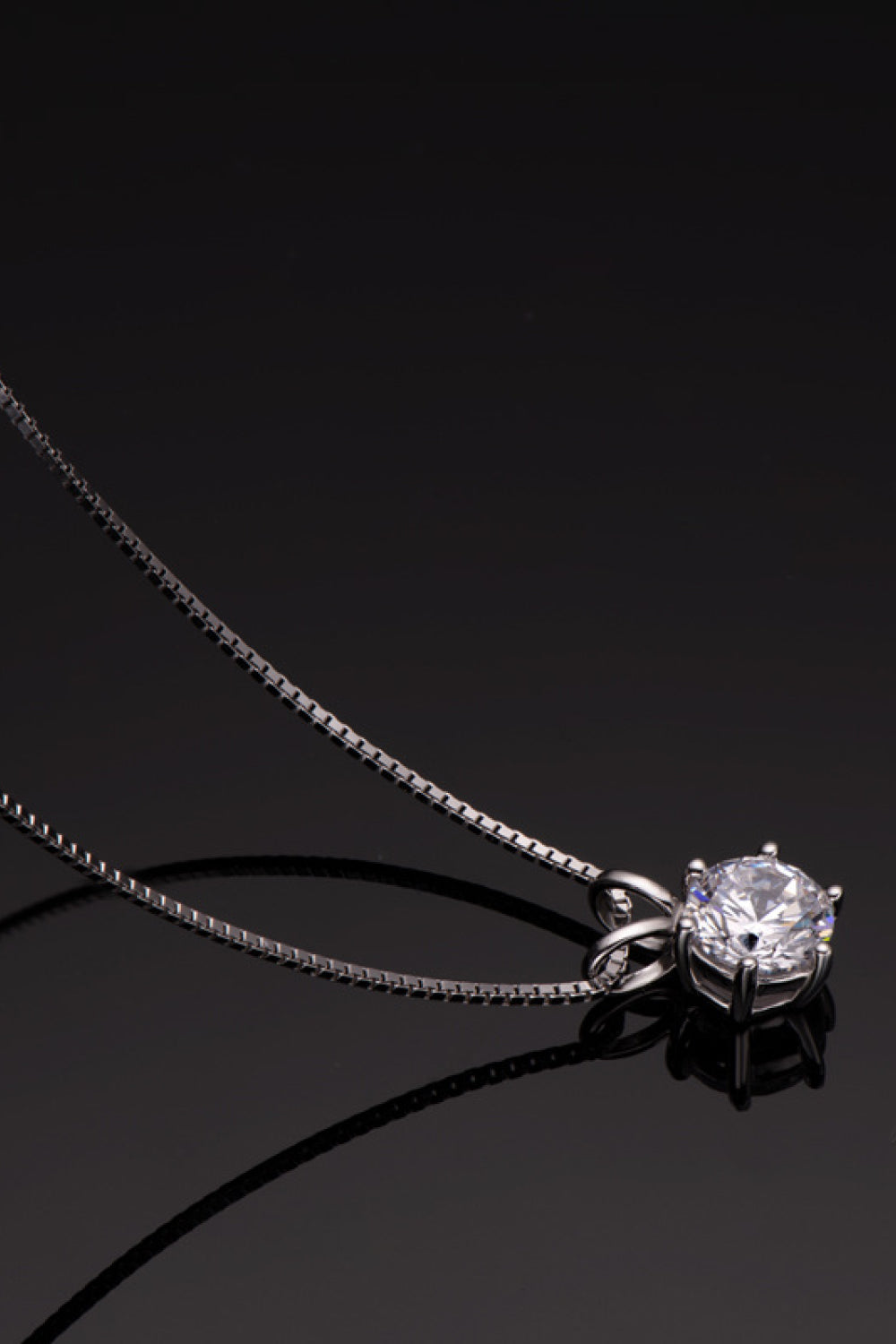 1 Carat Sparkala™ Pendant Necklace (Platinum-Plated Fine Silver)