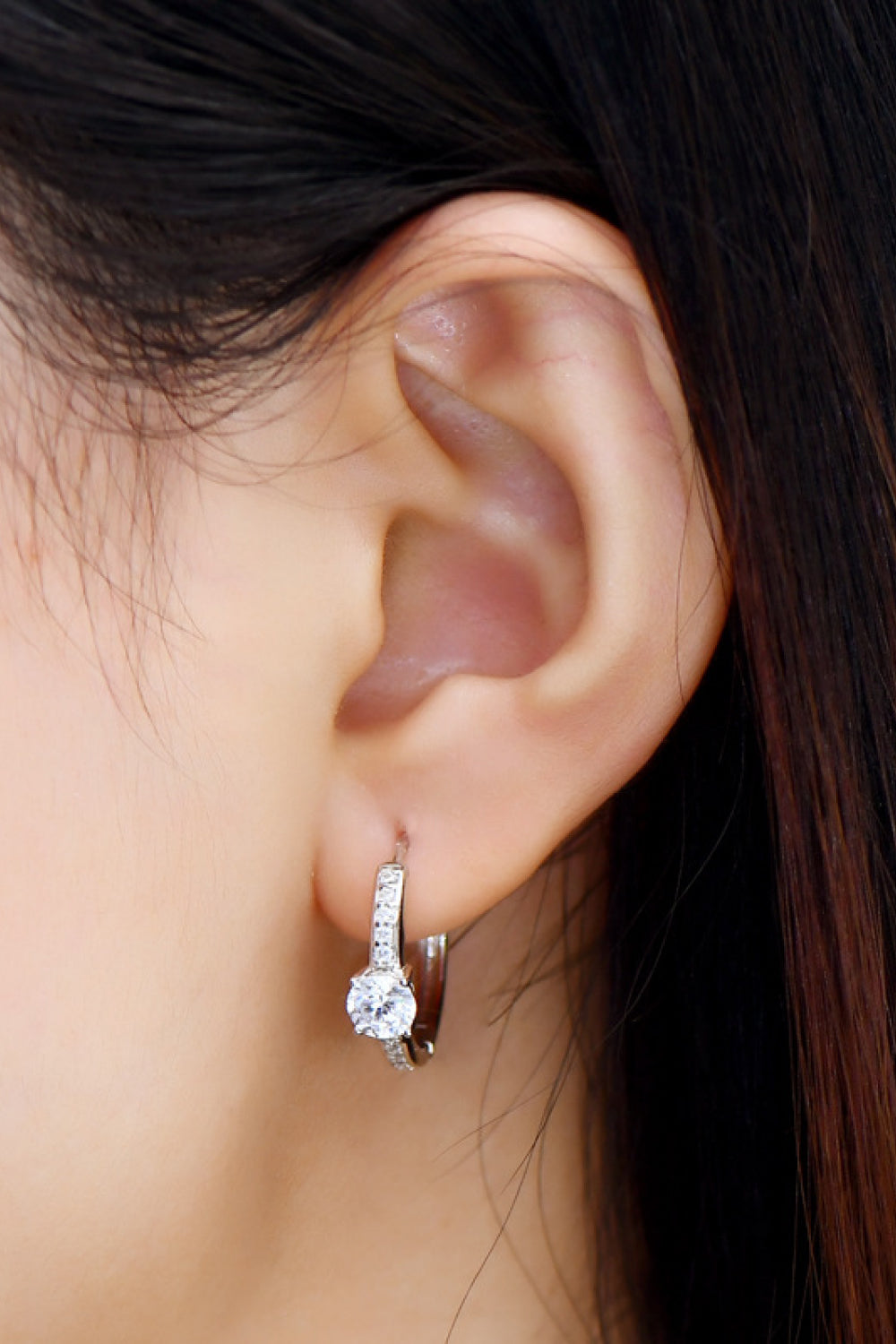 Carry Your Love 1 Carat Sparkala™ Platinum-Plated Earrings