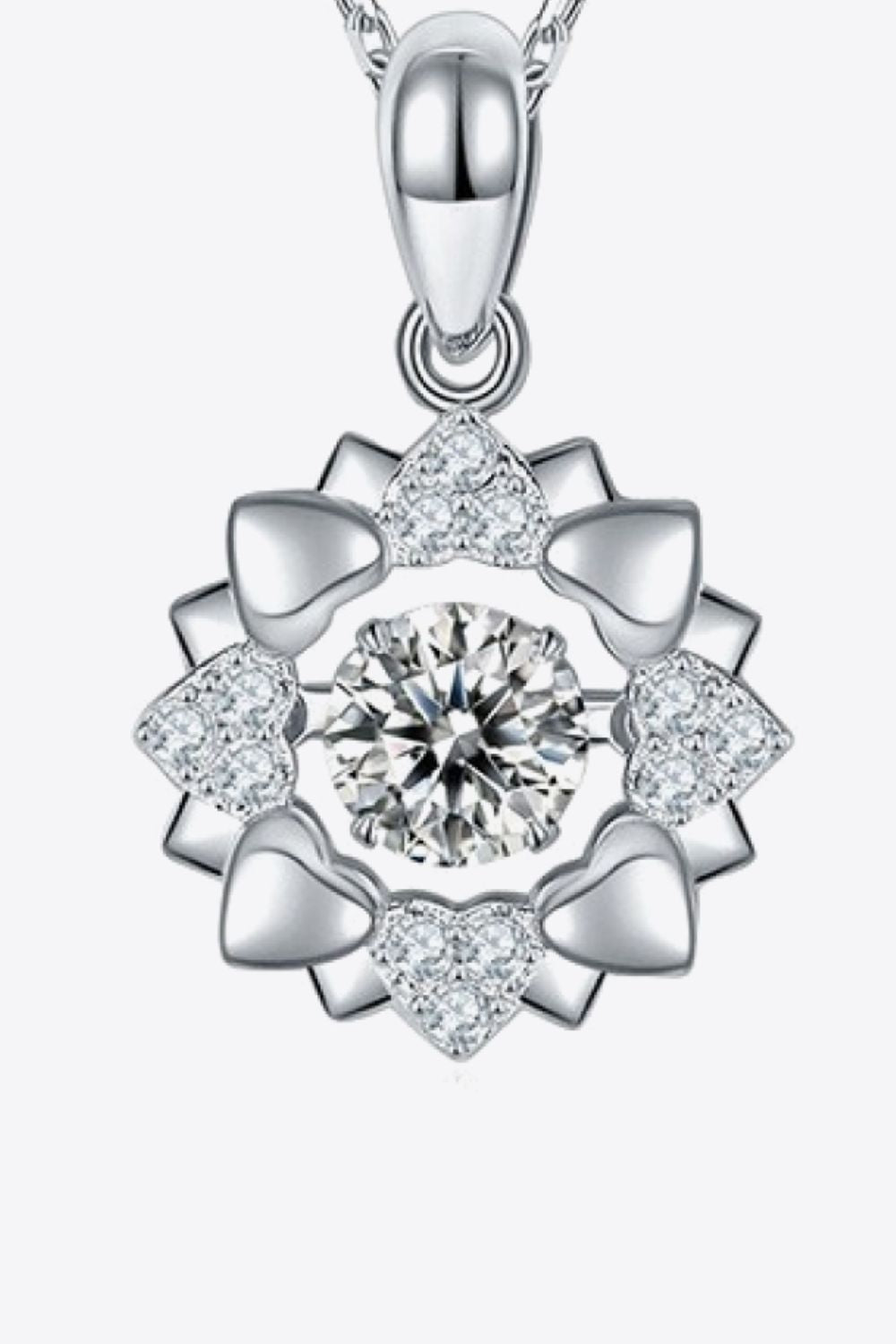 Sparkala™ Flower Shape Pendant Necklace