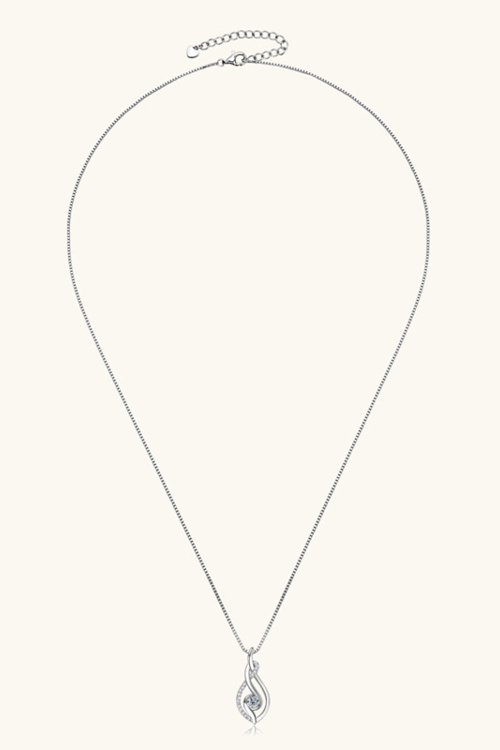 Sparkala™ Platinum-Plated 925 Sterling Silver Necklace