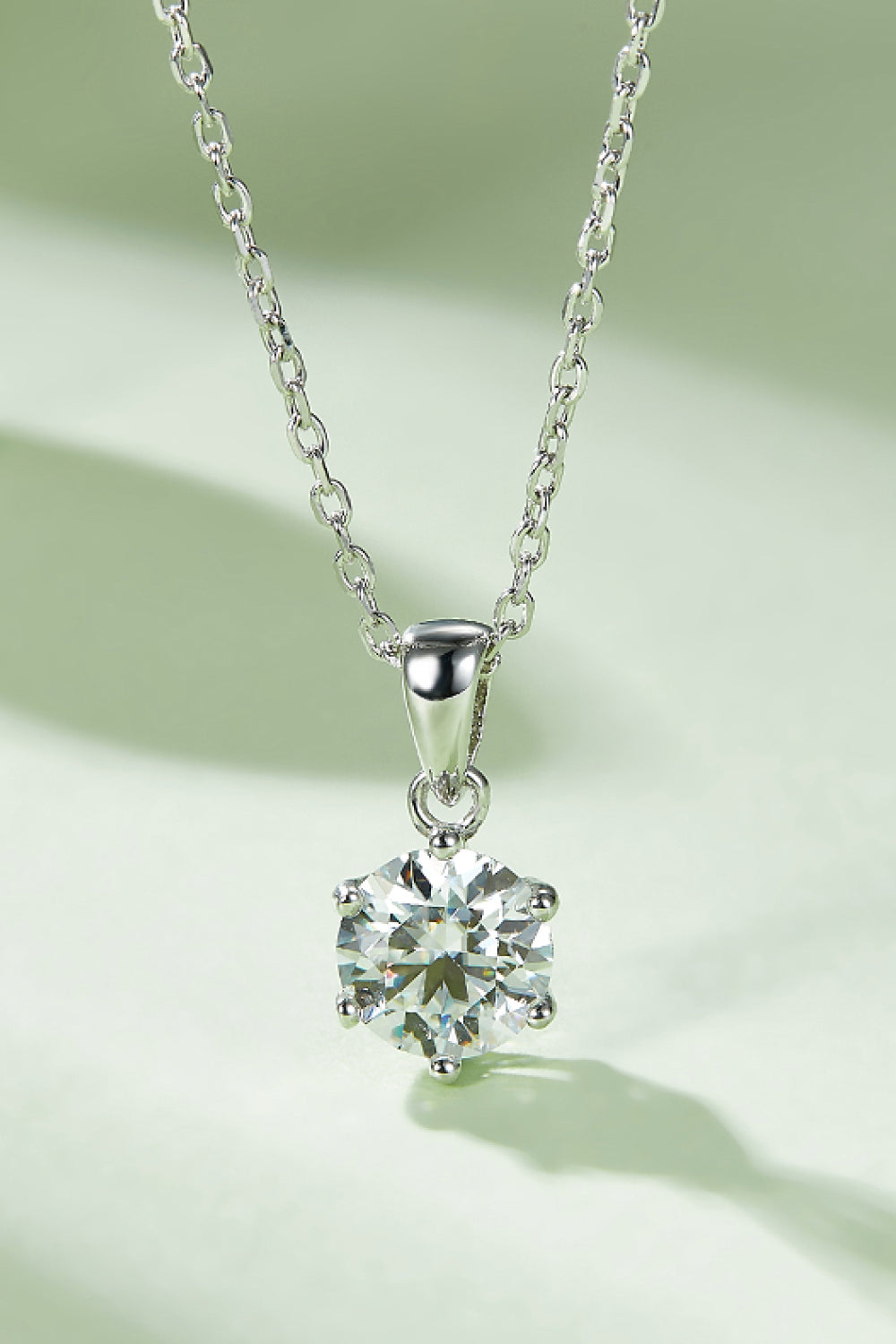 1 Carat Sparkala™ Platinum-Plated 925 Sterling Silver Necklace