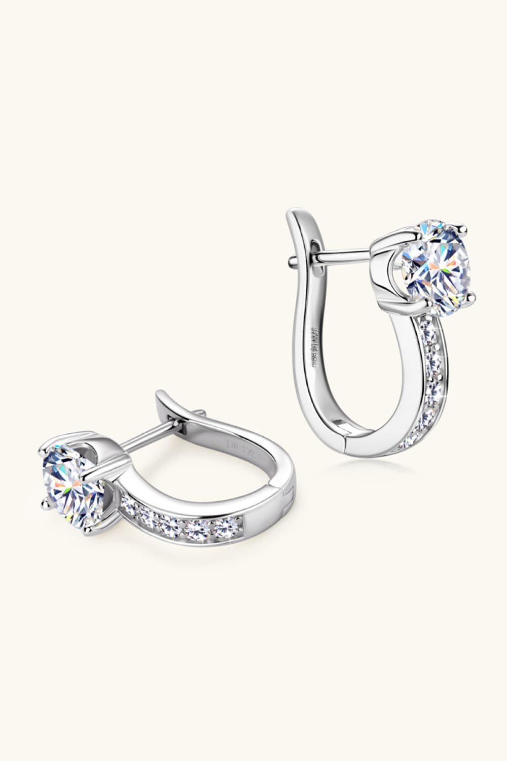 2 Carat Sparkala™ Platinum-Plated 925 Sterling Silver Earrings