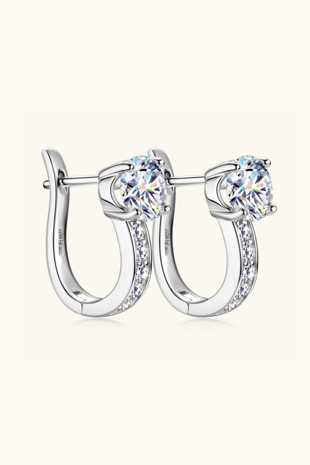 2 Carat Sparkala™ Platinum-Plated 925 Sterling Silver Earrings