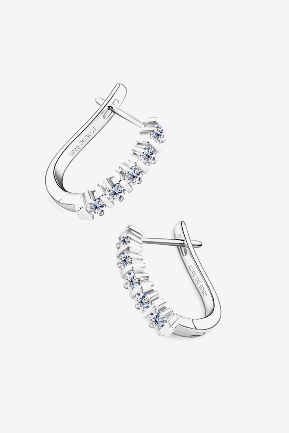 Sparkala™ Platinum-Plated 925 Sterling Silver Earrings