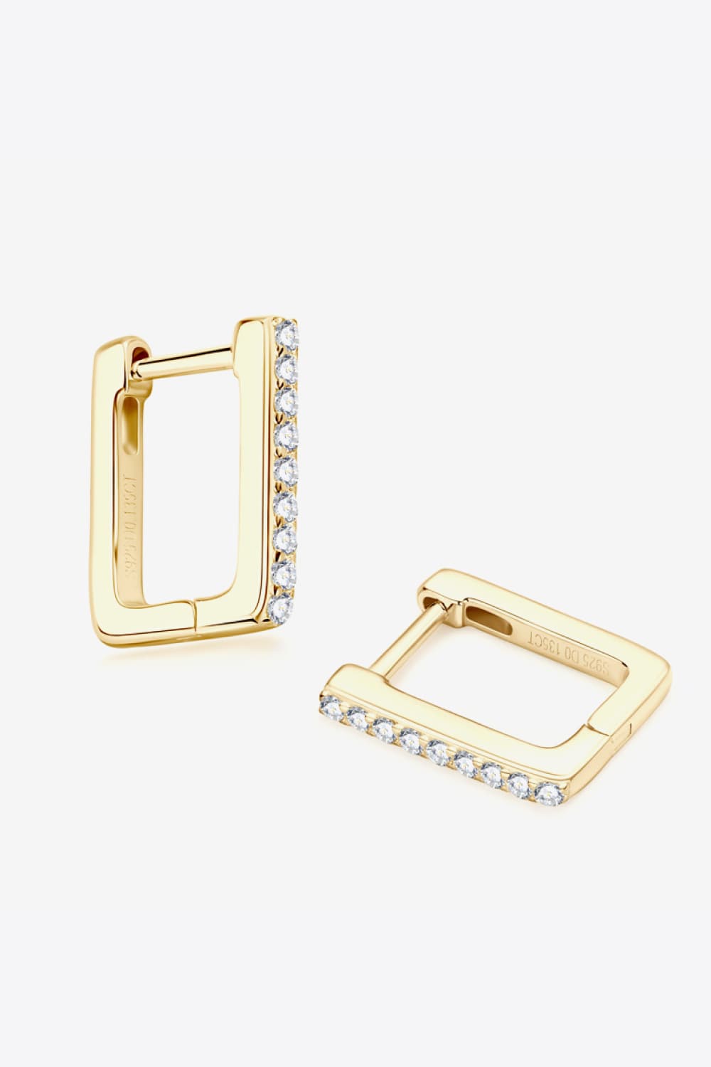 Sparkala™ Geometric Platinum-Plated 925 Sterling Silver Earrings