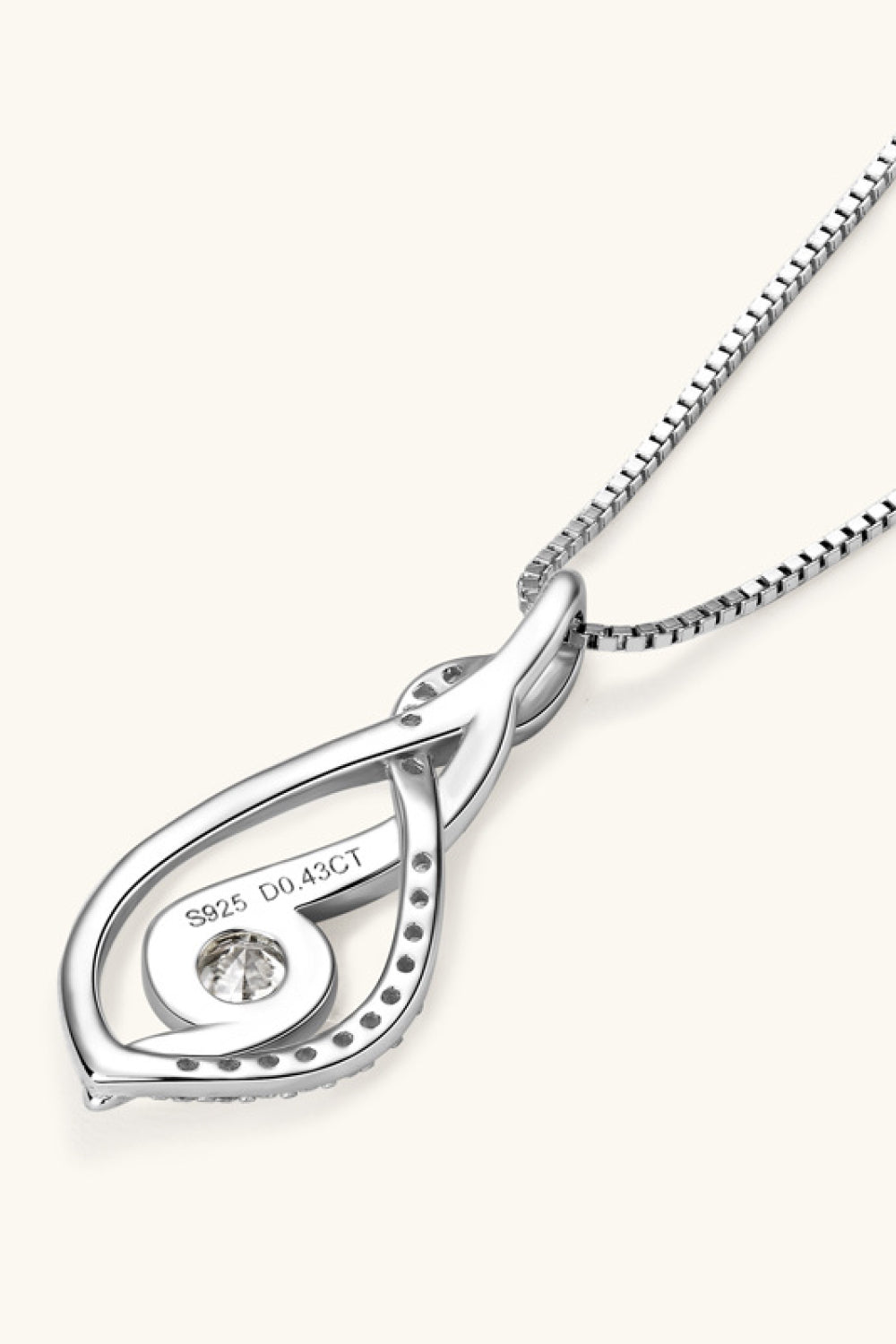 Sparkala™ Platinum-Plated 925 Sterling Silver Necklace