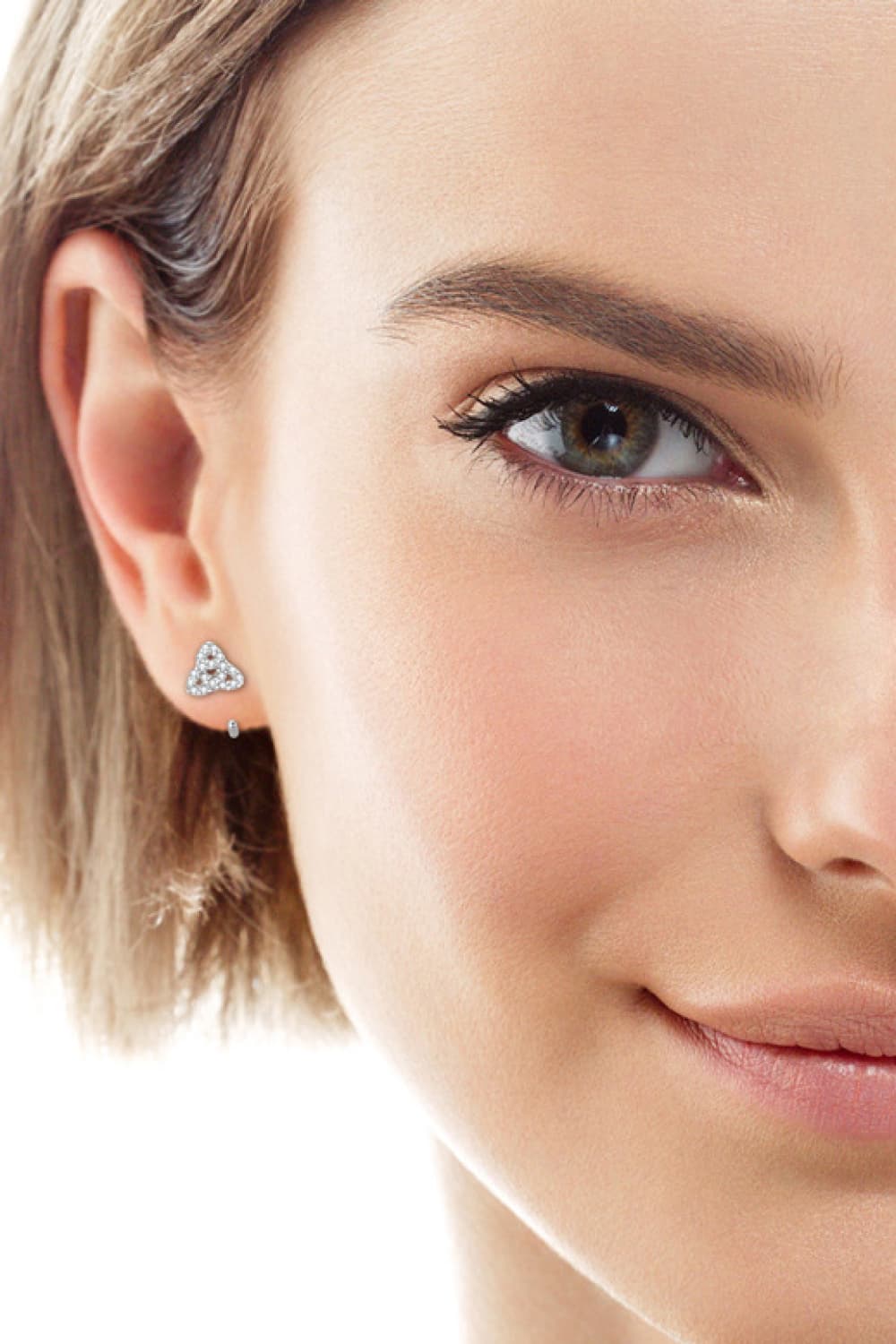 Sparkala™ Platinum-Plated 925 Sterling Silver Earrings
