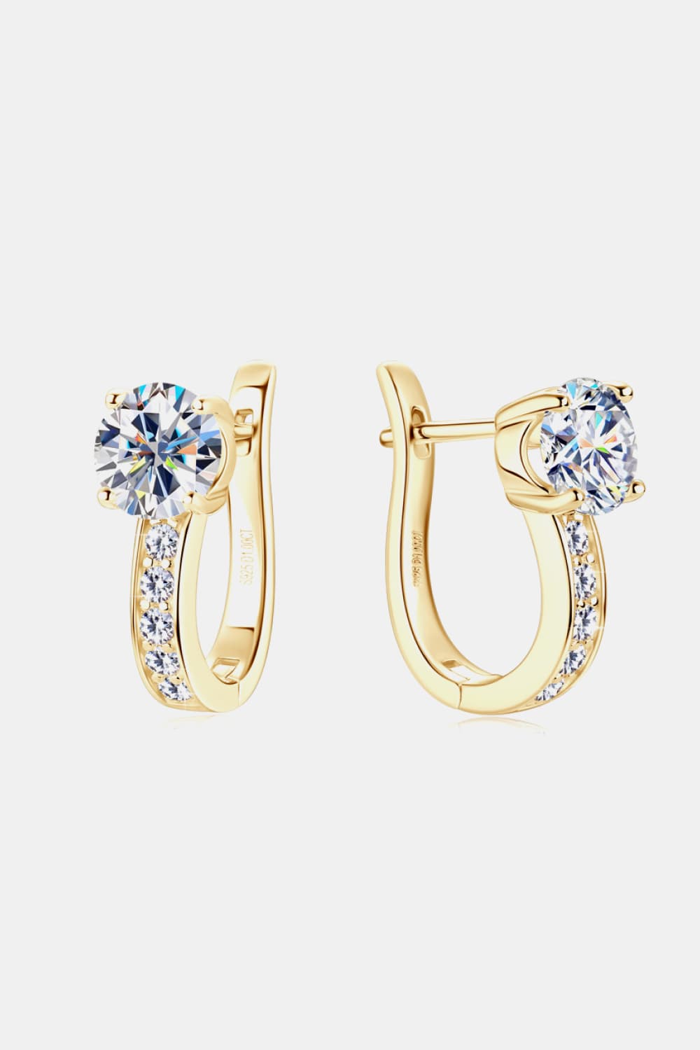 2 Carat Sparkala™ Platinum-Plated 925 Sterling Silver Earrings