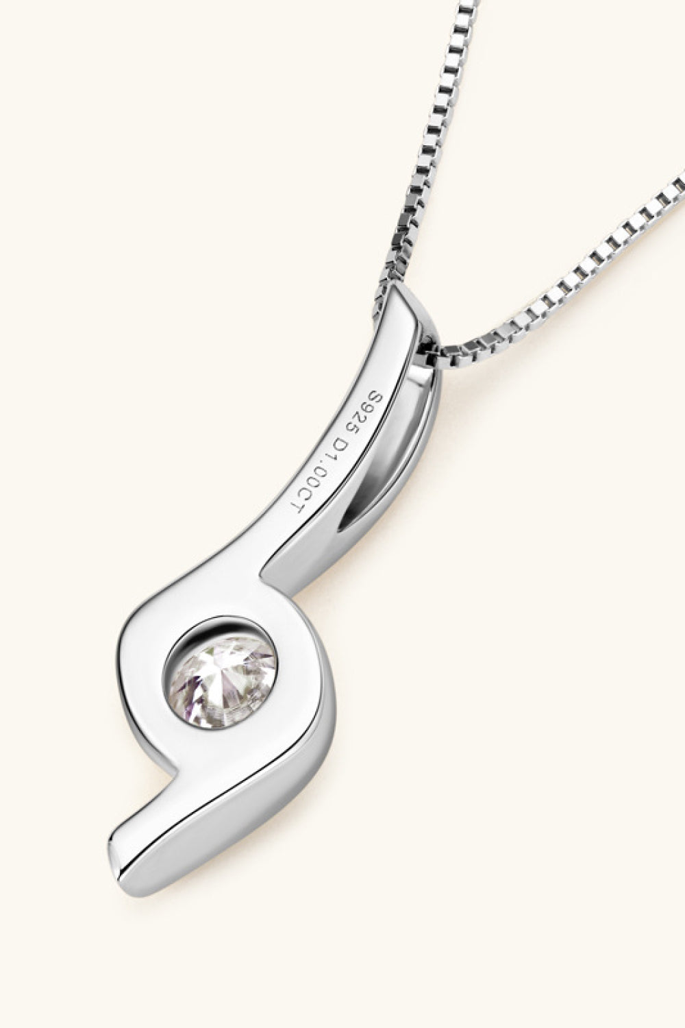 1 Carat Sparkala™ Platinum-Plated 925 Sterling Silver Necklace