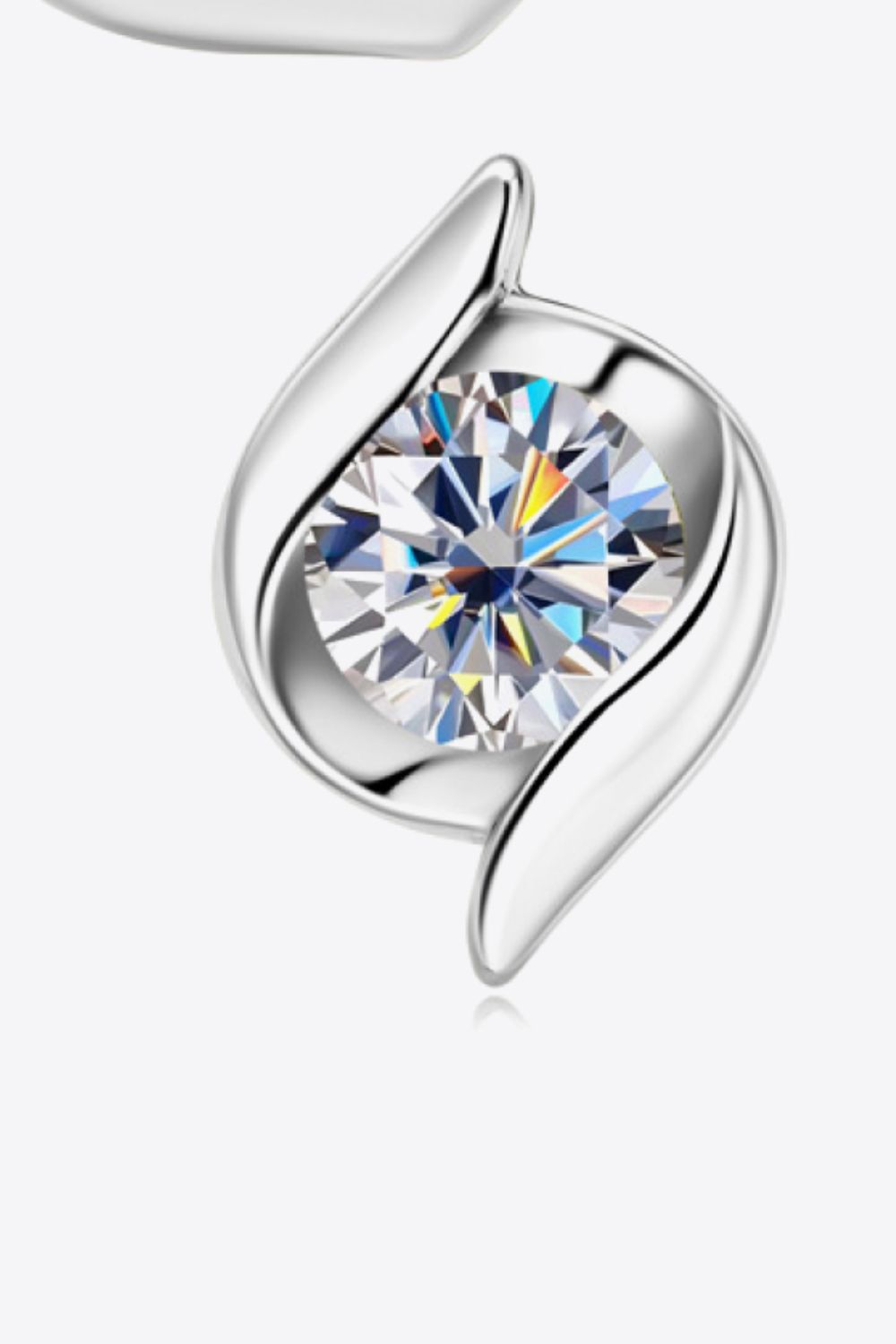 1 Carat Sparkala™ Platinum-Plated 925 Sterling Silver Stud Earrings