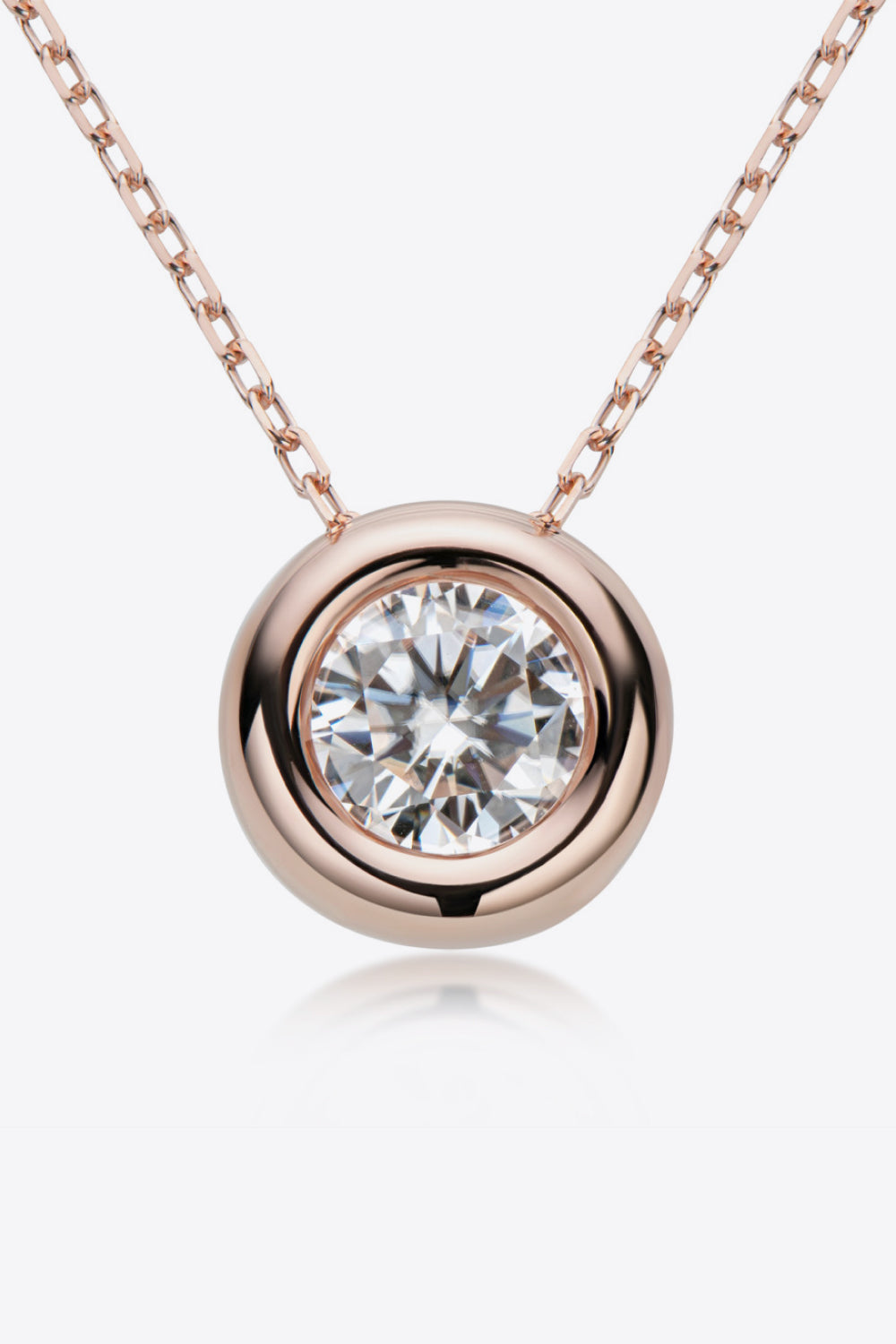 Adored 1 Carat Sparkala™ Pendant 925 Sterling Silver Necklace (Platinum-Plated Fine Silver)