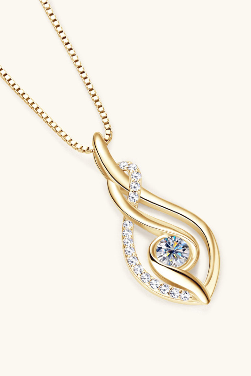 Sparkala™ Platinum-Plated 925 Sterling Silver Necklace