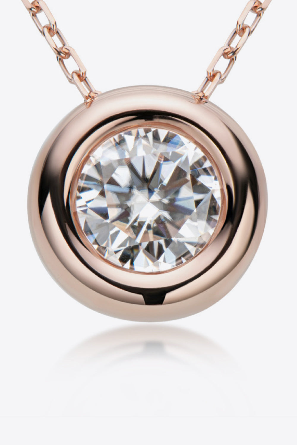Adored 1 Carat Sparkala™ Pendant 925 Sterling Silver Necklace (Platinum-Plated Fine Silver)