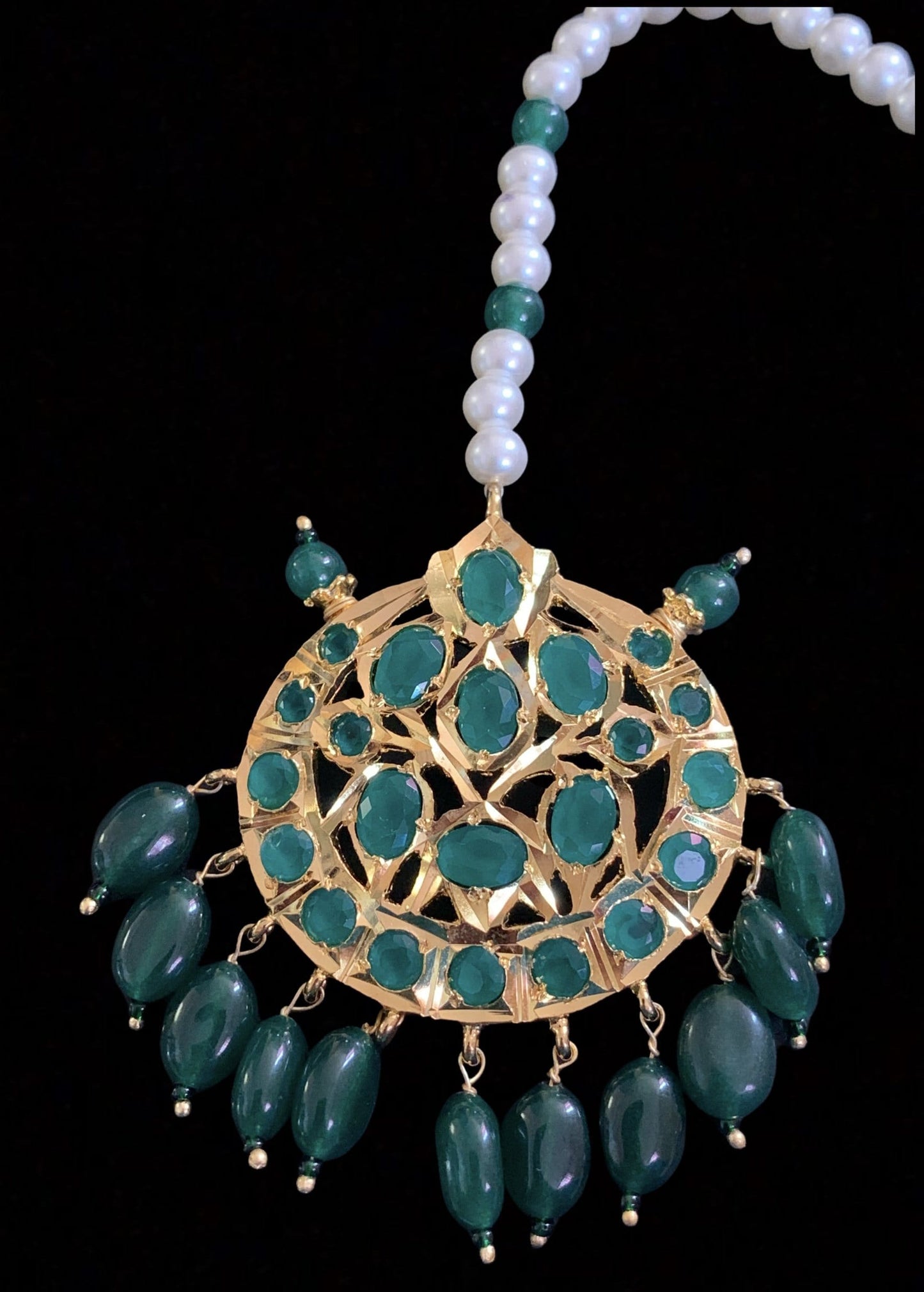 DJTK22  Sabra tika in emeralds ( READY TO SHIP)