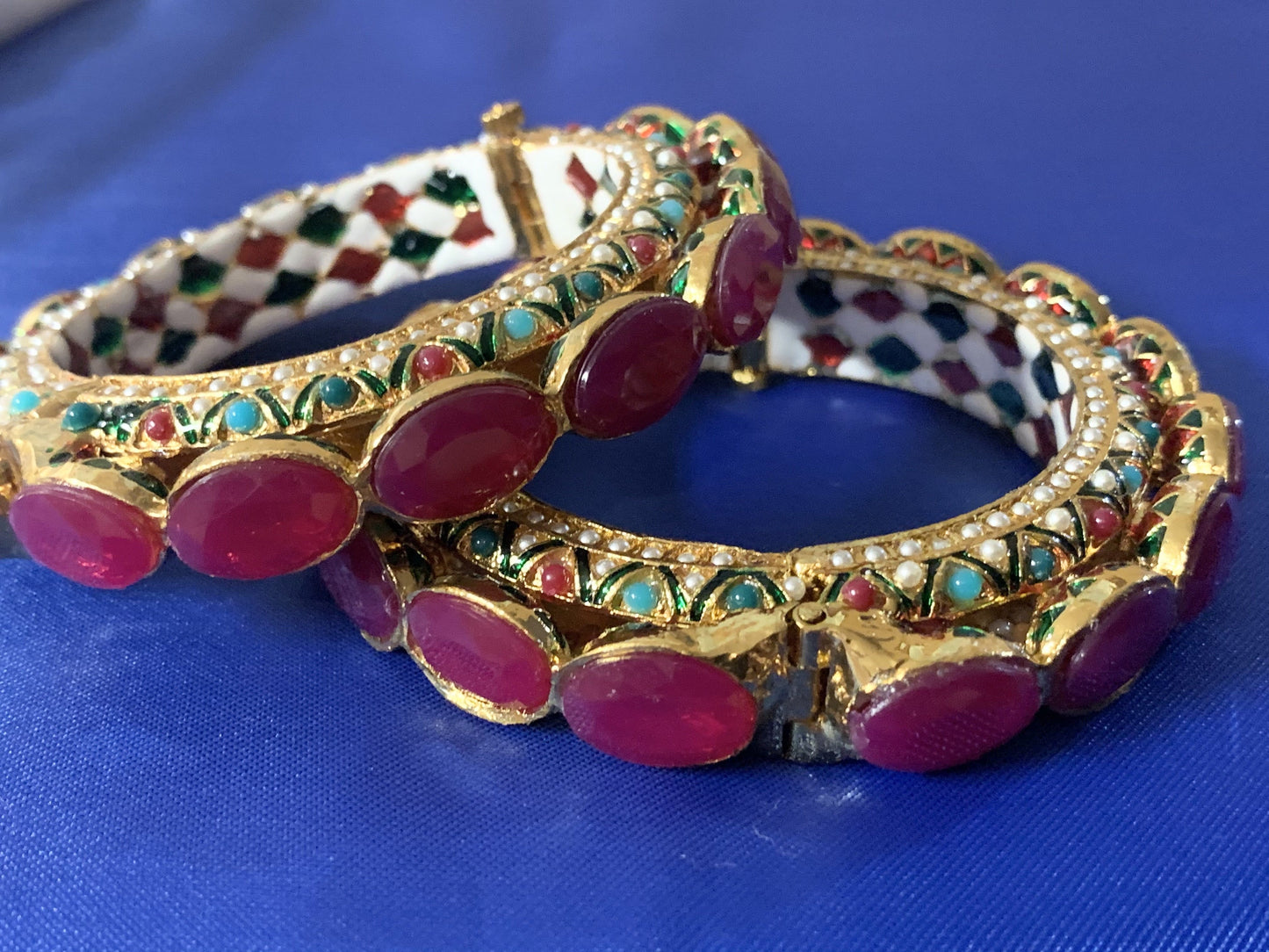 B2 Madhuri Navratan Bangles ( READY TO SHIP )