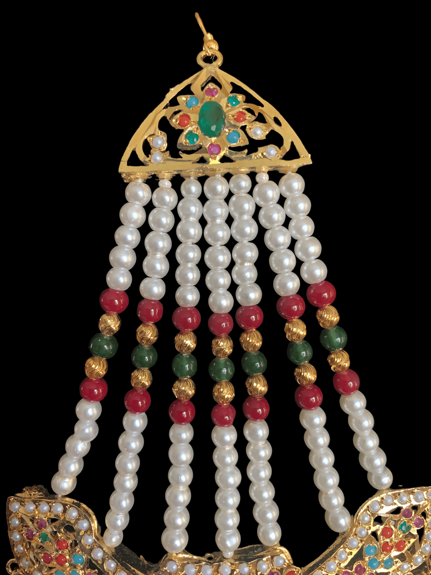 DJHR35  ASMITA jhoomar in Navratan   ( READY TO SHIP)