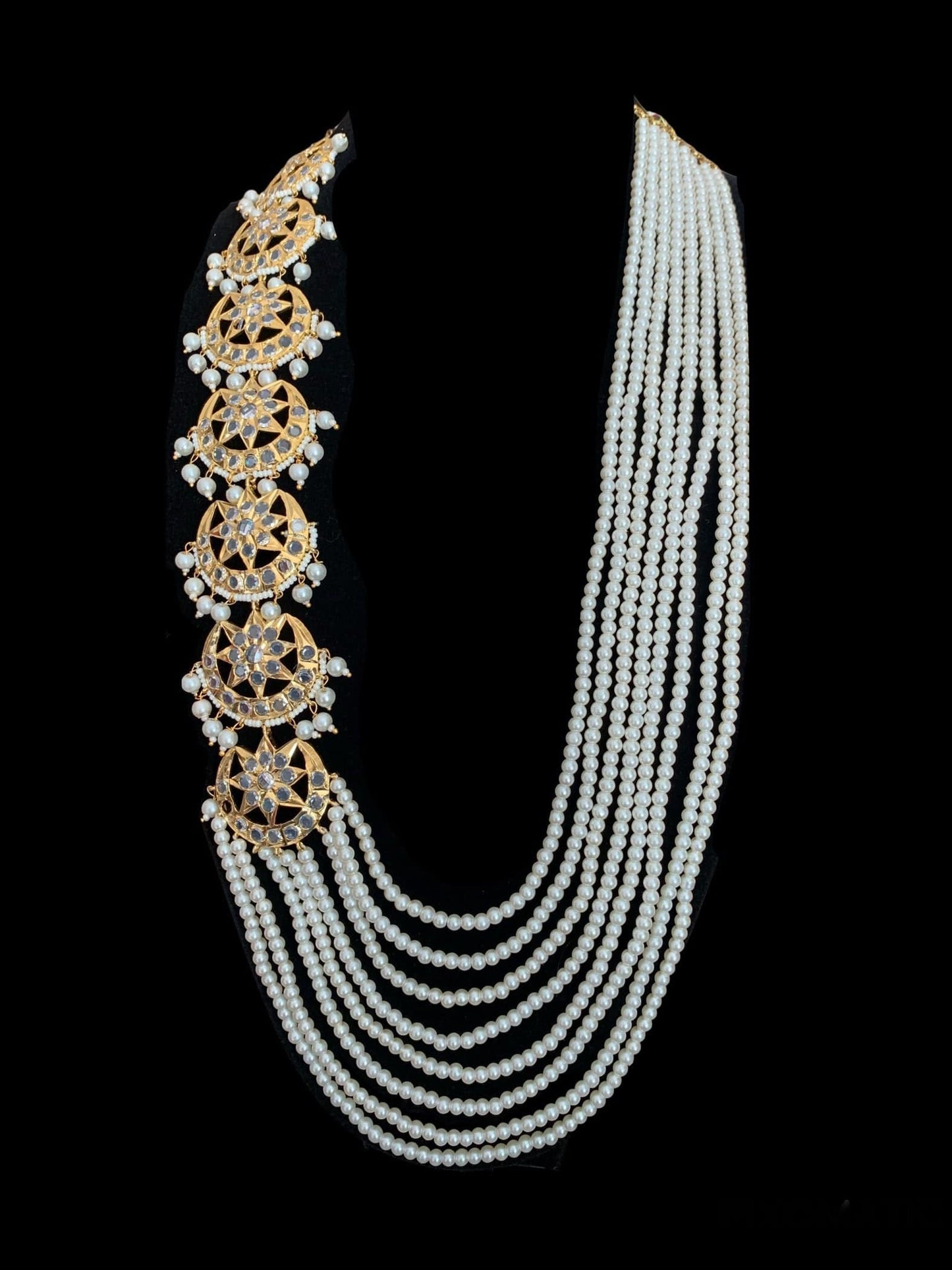 LN75  Darika Multi brooch necklace set ( SHIPS IN 4 WEEKS )