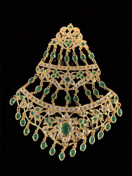 DJHR76 Naveen jhoomar in green    READY TO SHIP