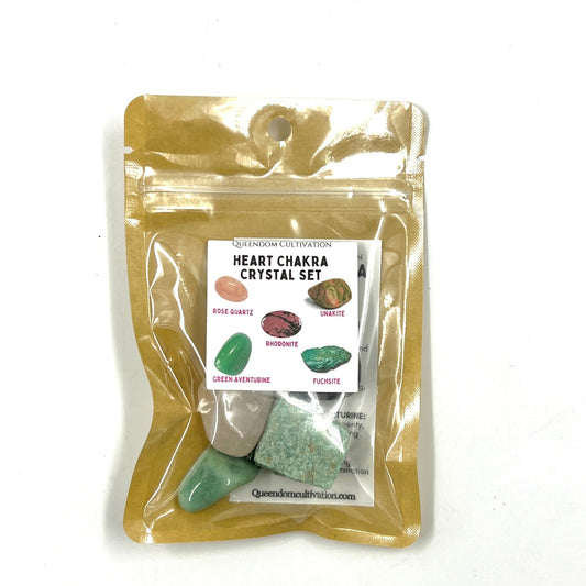 Crystal Set for Heart Chakra