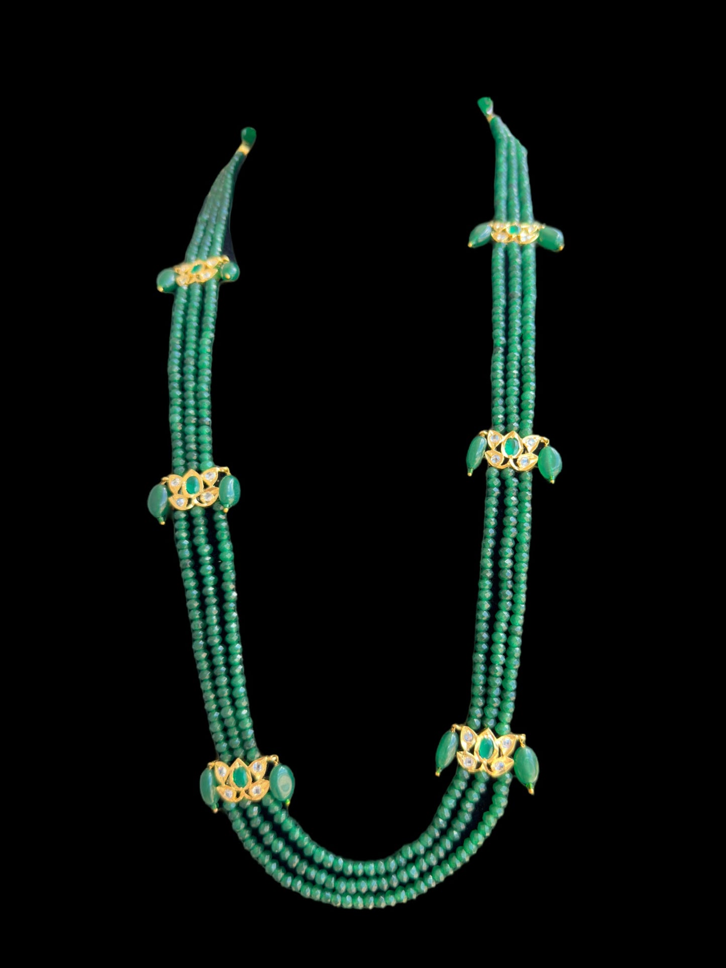 LN49 Raina green beads   necklace ( READY TO SHIP )