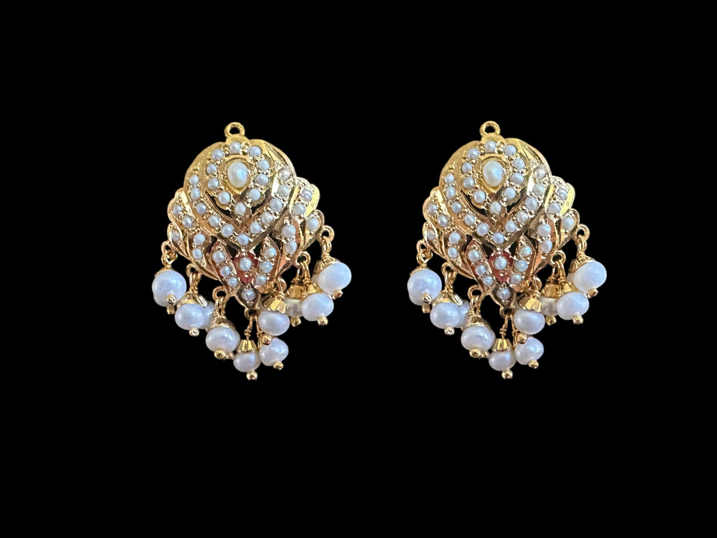 Fresh water pearl gold plated silver pendant set  ( SHIPS IN 5 WEEKS )