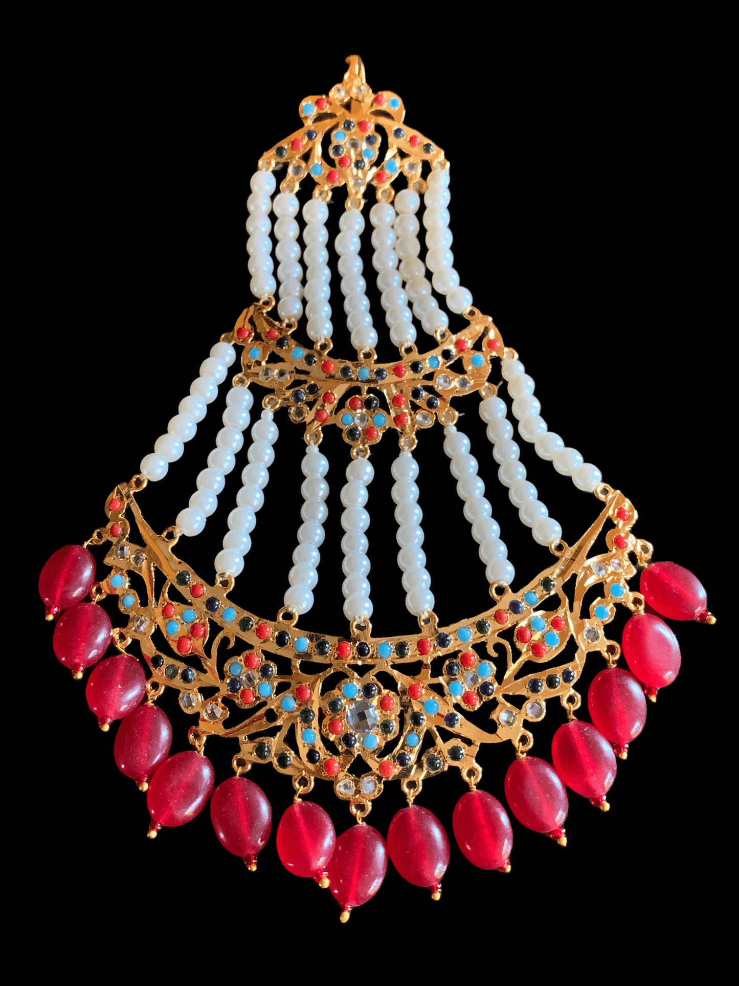 DJHR15 Insia navratan jhoomar ( READY TO SHIP)